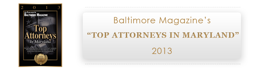 Charles named a Top Attorney in Maryland 2013
