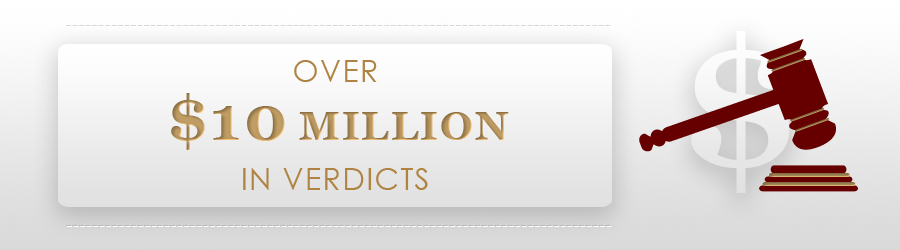 over ten million dollars in verdicts